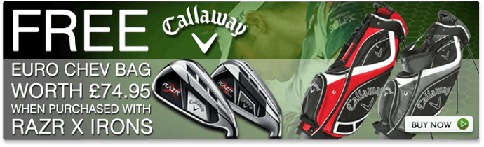 FREE Satnd Bag with RAZR X Irons