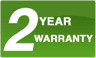 2 Year Warranty