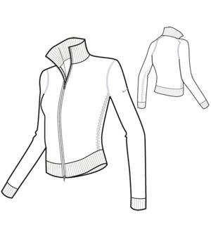 Nike Ladies Full Zip Cotton Cover Up