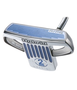 Rife Two Bar Hybrid Blade Putter (Heel Shaft)