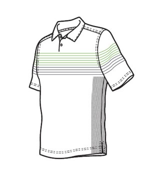 Nike Mens Visual Performance Polo Shirt