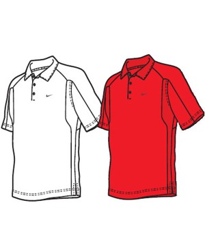 Nike Junior Dri-Fit TW Blocked Polo Shirt 2010
