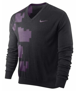 Nike Mens Border Coolmax V-Neck Sweater