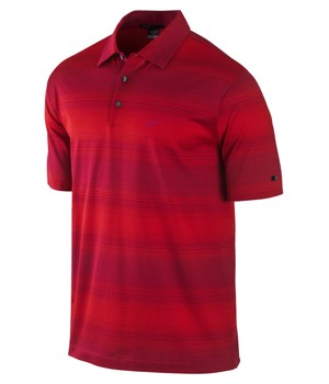 Nike Mens Dri-Fit Mercerized Variegated Fine Stripe Polo Shirt 2011