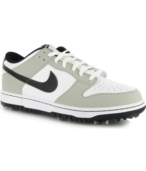 Nike Mens Dunk NG Golf Shoes (White/Black/Granite) 2012
