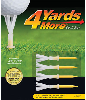 4 Yards More Golf Tees