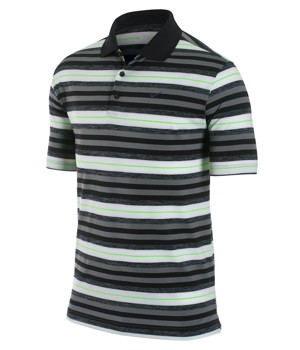 Nike Mens Dri-Fit Stretch UV Stripe Polo Shirt 2012