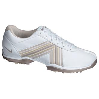 nike ladies delight iv shoes (white/mauve)