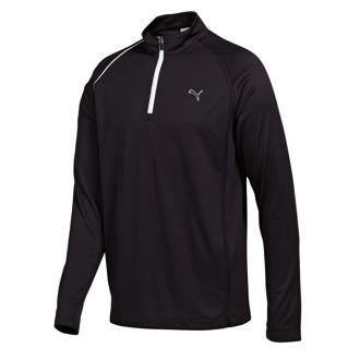Puma mens 1/4 zip long sleeve polo shirt van kantoor artikelen tip.