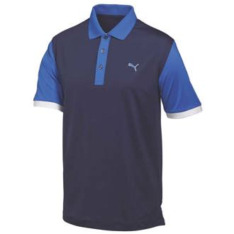 puma mens colourblock polo shirt 2015