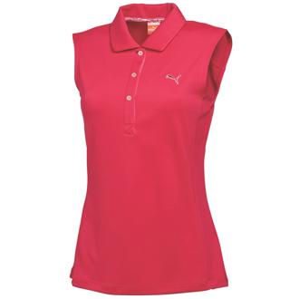 puma ladies tech sleeveless polo shirt
