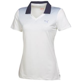 puma ladies glitch fade polo shirt