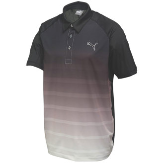 puma mens titan stripe polo shirt