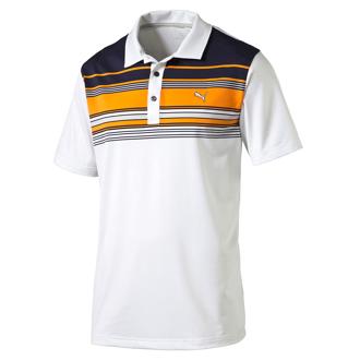 puma mens key stripe polo shirt