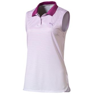 Puma ladies 3d stripe sleeveless polo shirt van kantoor artikelen tip.