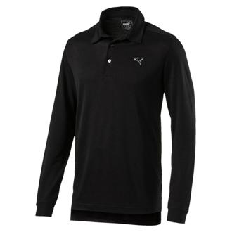 Puma mens tailored long sleeve polo shirt van kantoor artikelen tip.