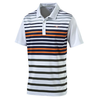puma mens road map sports style polo shirt