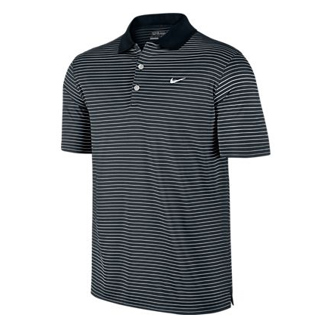 nike mens victory striped polo shirt (logo on chest)
