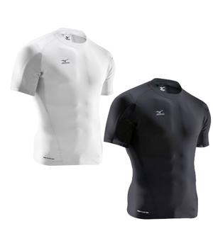 Mizuno Mens BioGear Crew Neck Tee Mock (Short Sleeve) 2011