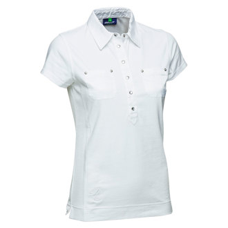 daily sports ladies gina cap sleeve polo shirt