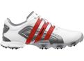 Adidas Mens Powerband 4.0 Golf Shoes (White/Metallic Silver) 2012