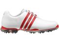 Adidas Mens AdiPure Shoes (White/University Red) 2012