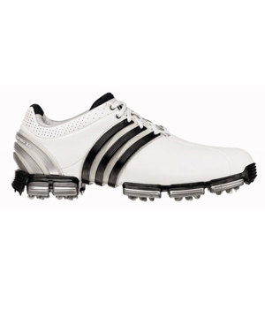 Adidas Tour 360 3.0 Golf Shoes (White/White/Black)