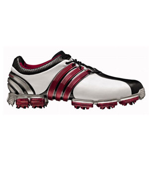 Adidas Tour 360 3.0 Golf Shoes (White/Black/Red)