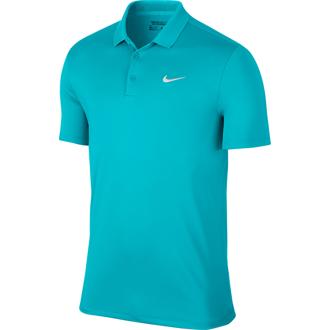 nike mens modern fit solid victory polo shirt (logo on chest)