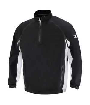 Mizuno Mens Impermalite Flex 1/4 Zip Rain Top 2011