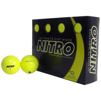 Nitro ultimate distance yellow balls (12 balls) van kantoor artikelen tip.