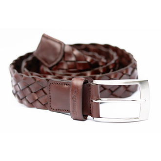 stromberg woven leather belt