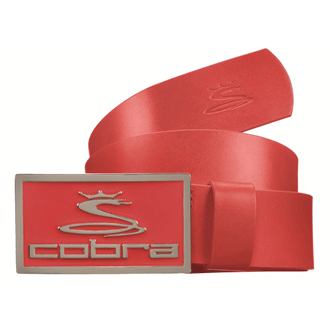 cobra enamel fitted belt