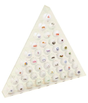 Pyramid Perspex Ball Display