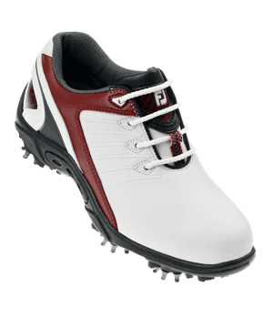 Footjoy Junior Golf Shoes (White/Red) 2012