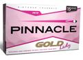 Pinnacle Ladies Gold Ribbon Pink Golf Balls (15 Pack) 2012