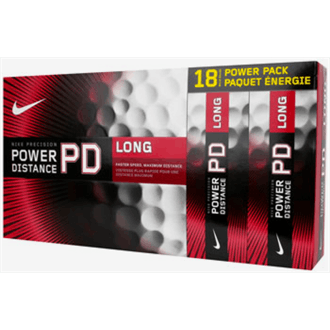 Nike Power Distance PD7 Long Golf Balls (18
