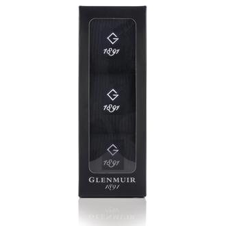 glenmuir mens ribbed socks gift box (3 pack)