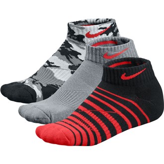 nike junior tech low cut socks (3 pairs)