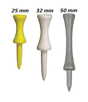 Golf Wooden Castle Tees (20pk)