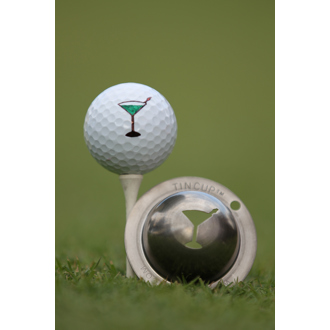 tin cup ball marker   5 oclock somewhere