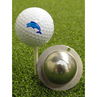 Tin cup ball marker   angler van kantoor artikelen tip.