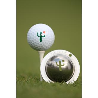 Tin cup ball marker   cactus cantina van kantoor artikelen tip.