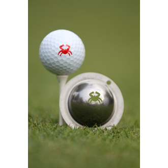 tin cup ball marker   chesapeake