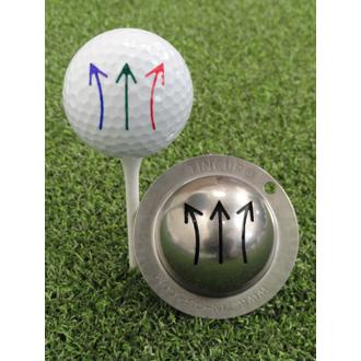 tin cup ball marker   draw straight fade