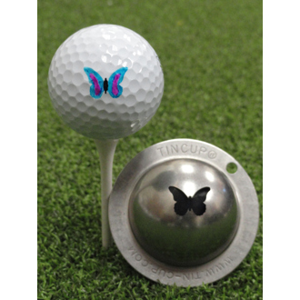 tin cup ball marker   flutterby