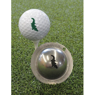 tin cup ball marker   gator