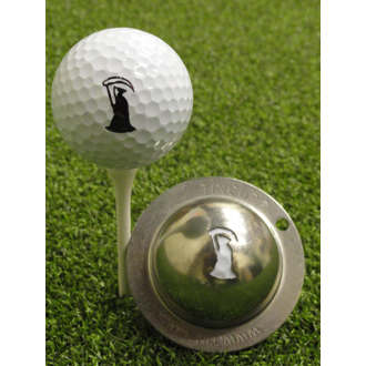 tin cup ball marker   grim reaper