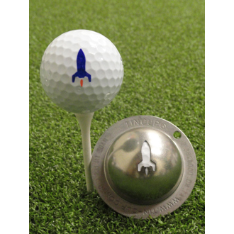 Tin cup ball marker   launch it van kantoor artikelen tip.