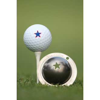 Tin cup ball marker   lone star van kantoor artikelen tip.